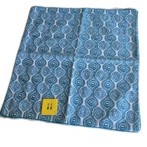 Roller Rabbit Pillow Cover Turquoise White 22" x  22" NWT $128.00 Home Bedding